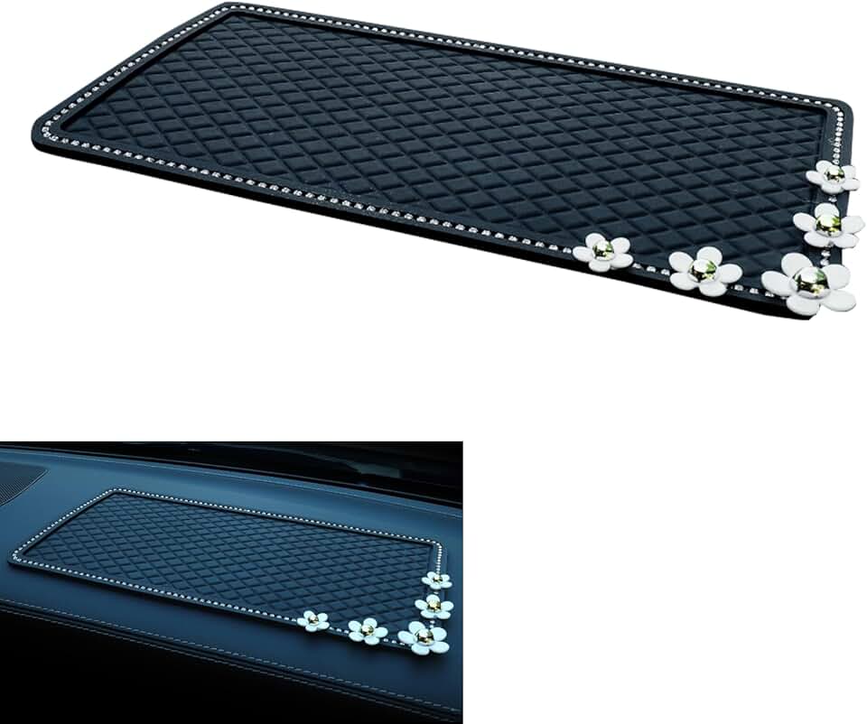 Diamond Anti-Slip Dashboard Mat for Car Accessories