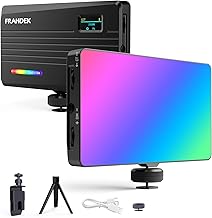 Rechargeable RGB LED Video Light with Dimming