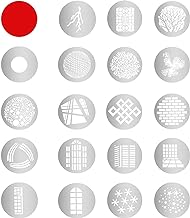 G-10 19-Piece Metal Gobo Kit with Red Gels