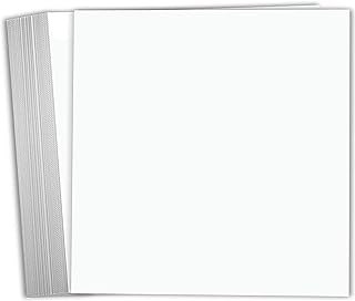 White 12x12 Heavyweight Cardstock Scrapbook Paper, 25 Sheets