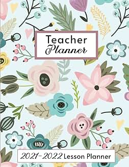 Teacher Lesson Planner with Floral Design
