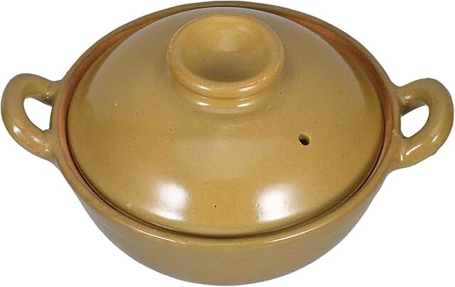 Multi-functional Clay Casserole Pot with Handle