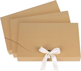 10 Pcs Rectangle Gift Boxes with Ribbon for Special Occasions