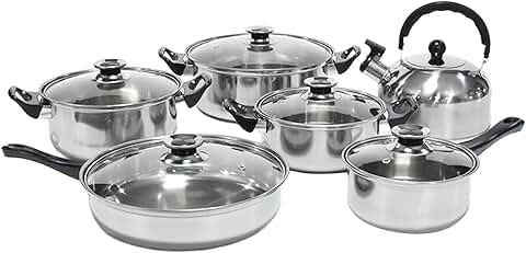 Long Handle Pasta Pot with Glass Lid, 31cm