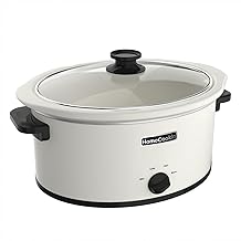 7 Quart Oval Slow Cooker with 3 Settings