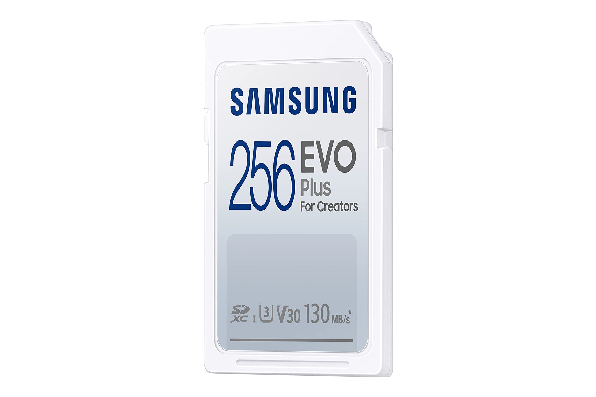 EVO Plus Full Size 256GB SDXC Card 130MB/s Full HD & 4K UHD, UHS-I, U3, V30 (MB-SC256K/AM)