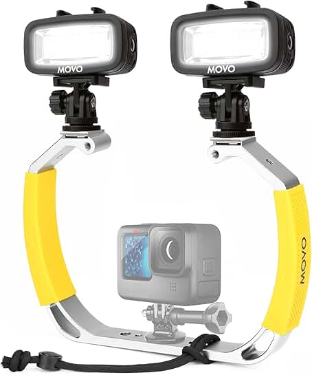 DiveRig1 XL Underwater Camera Rig with Waterproof LED Lights