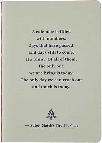 Fireside Chat Notebook for Hobonichi Techo, Graph, B7