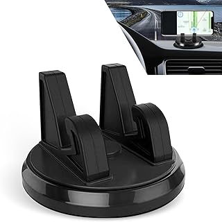 Car Dashboard Phone Holder with 360° Rotation