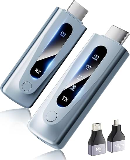 Wireless HDMI Transmitter and Receiver Kit, 328FT, 4K/1080P
