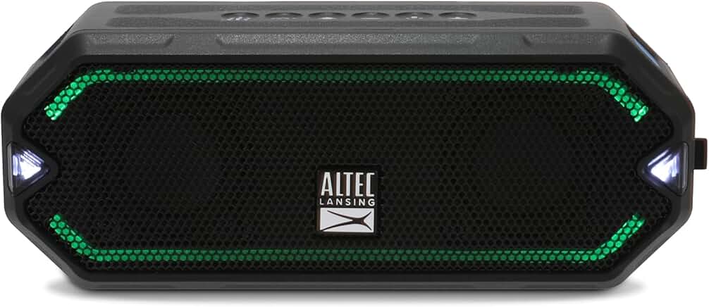 Wireless Waterproof Bluetooth Speaker with Charger and Lights