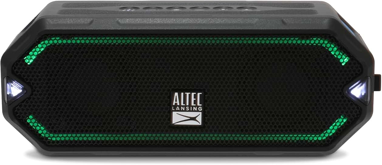 Wireless Waterproof Bluetooth Speaker with Charger and Lights