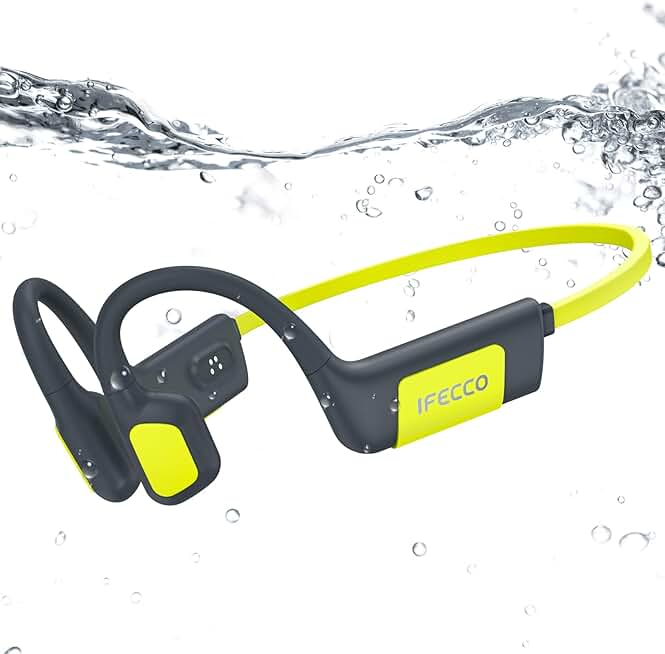 Waterproof Underwater Bone Conduction Headphones with MP3 Player