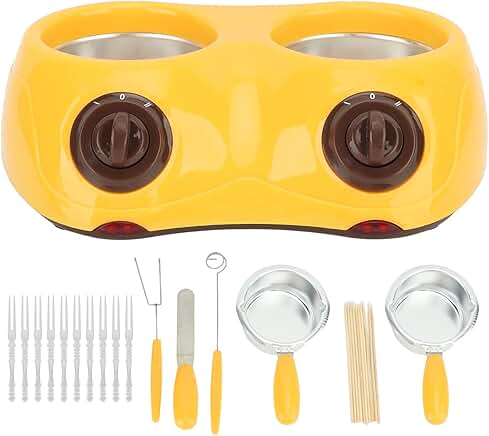 Portable Double Pot Chocolate Melting Machine