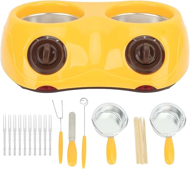 Portable Double Pot Chocolate Melting Machine