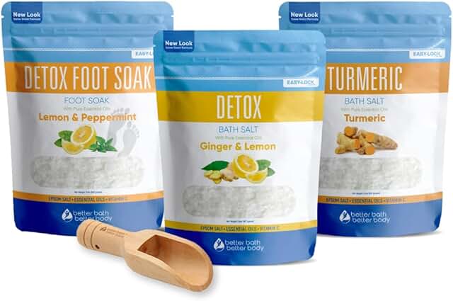 Detox Bath Bundle with Foot and Turmeric Soaks
