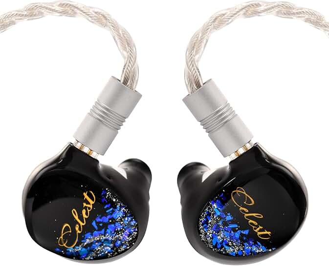 Bone conduction in-ear monitor with hand-painted faceplate