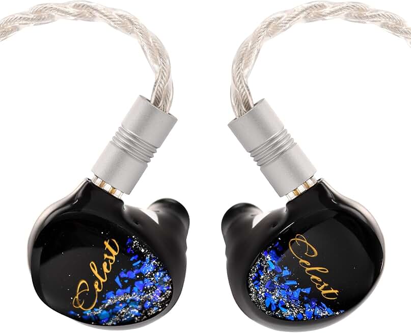 Bone conduction in-ear monitor with hand-painted faceplate