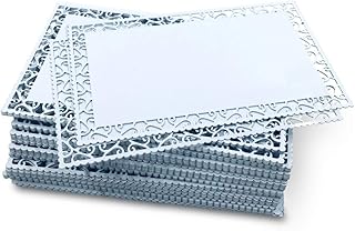 50 Thick Pearl White Metal Business Cards