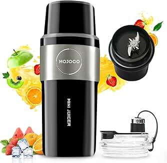 Portable vacuum insulated smoothie blender for fruits and vegetables