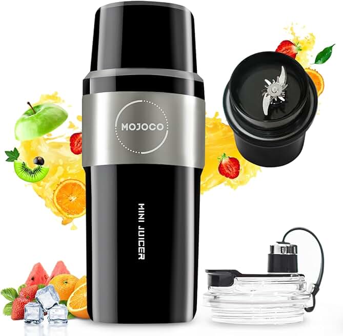 Portable vacuum insulated smoothie blender for fruits and vegetables
