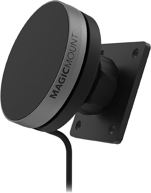 Wireless MagSafe Car Mount Charger with 15W Magnetic Holder