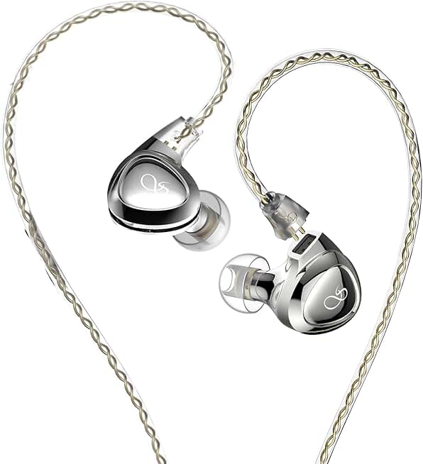 Wired In-Ear Headphones with Replaceable Nozzles