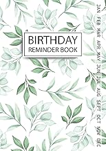 Birthday and Anniversary Record Book with Monthly Index