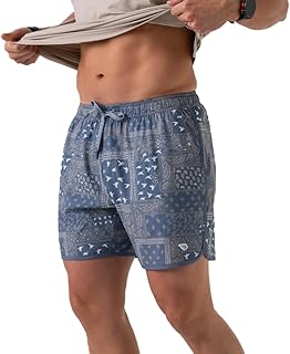 Retro duck camo swim shorts, 5-inch length