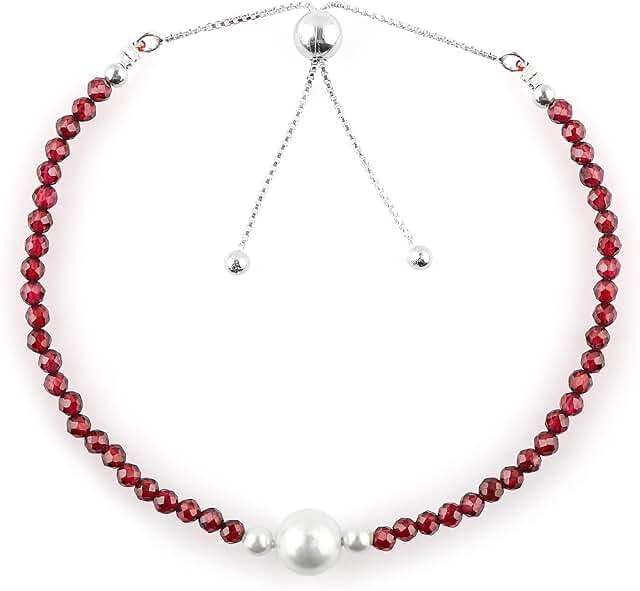 Beaded Bracelets with Micro-Faceted Gemstones