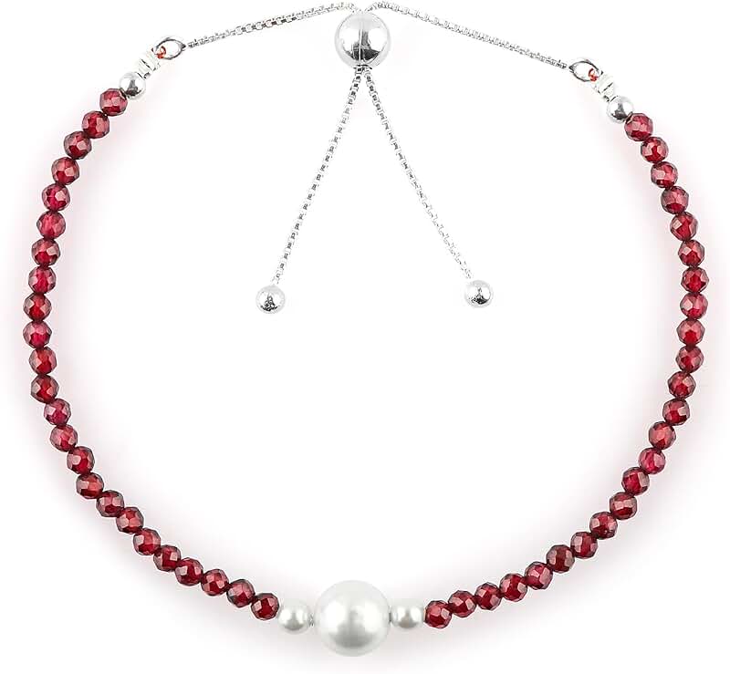 Beaded Bracelets with Micro-Faceted Gemstones