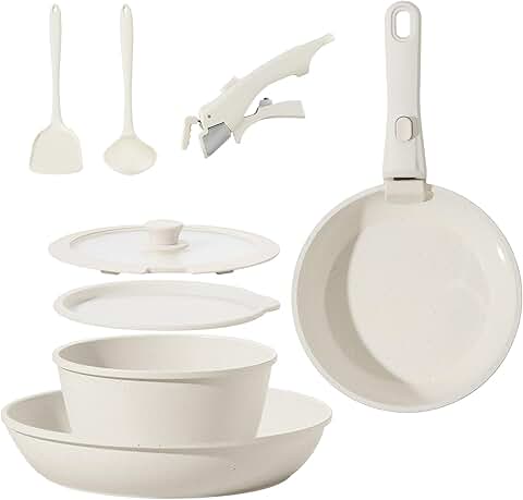 9-Piece Ceramic Non-Stick Cookware Set