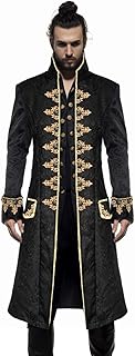 Men's Steampunk Vintage Victorian Frock Coat