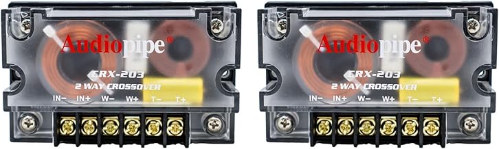 Two Pack 300W Car Audio Crossover for Mids and Highs