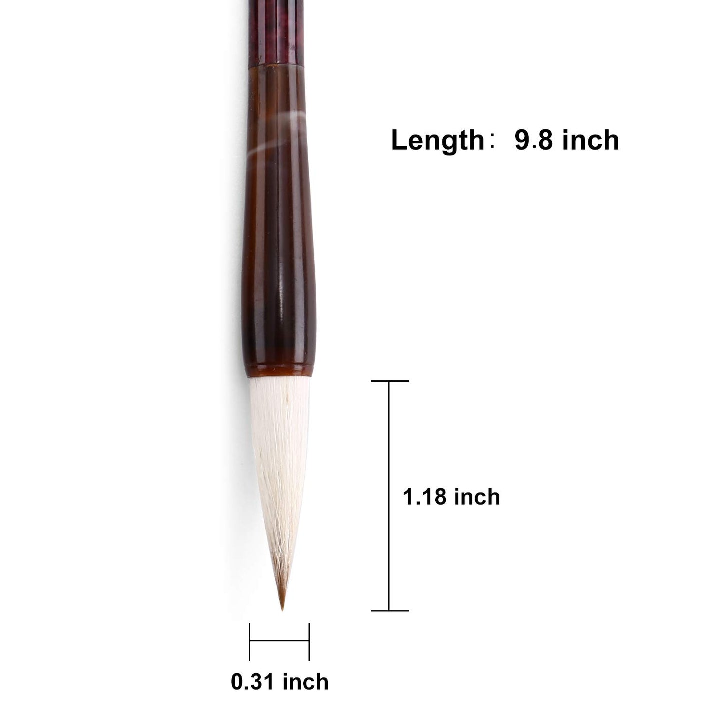 Chinese Calligraphy Brush Sheep and Wolf Hair Small