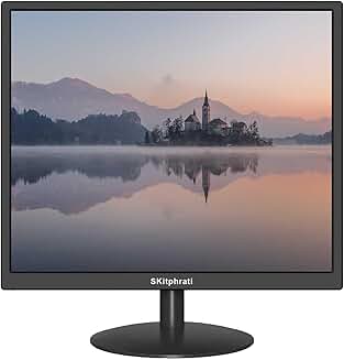 19-inch square monitor with 1280x1024 resolution and 75Hz refresh rate