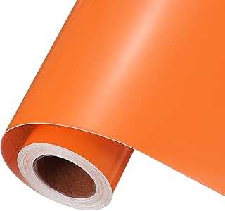 Orange Permanent Vinyl Roll for Decals and Crafts