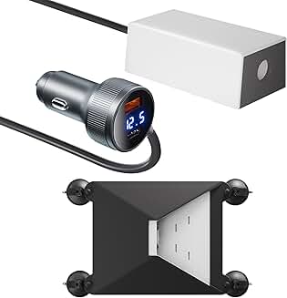 Starlink Mini Car Mount and Silicone Case with USB C Adapter