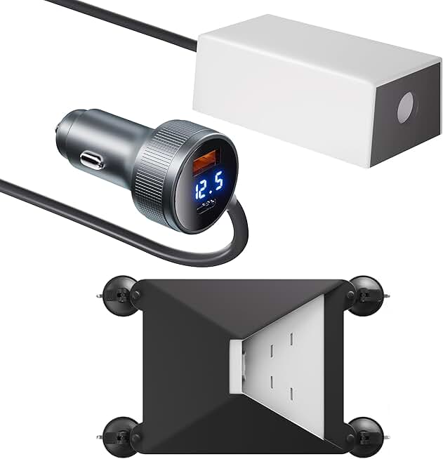 Starlink Mini Car Mount and Silicone Case with USB C Adapter