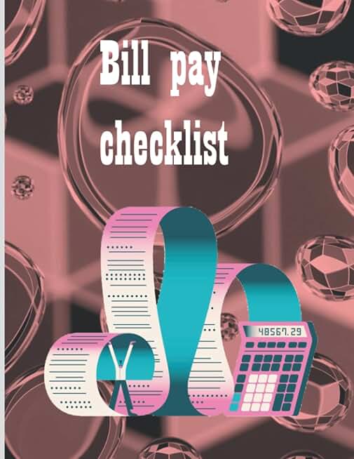 Bill Pay Checklist and Organization Printables