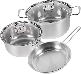 Stainless Steel Cookware Set for Kitchen Use