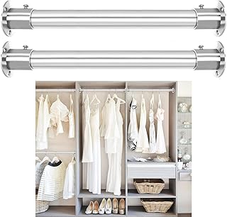 Heavy Duty 304 Stainless Steel Closet Rod, 36 Inch