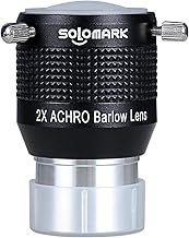1.25-inch 2X Barlow Lens for Astronomy Photography