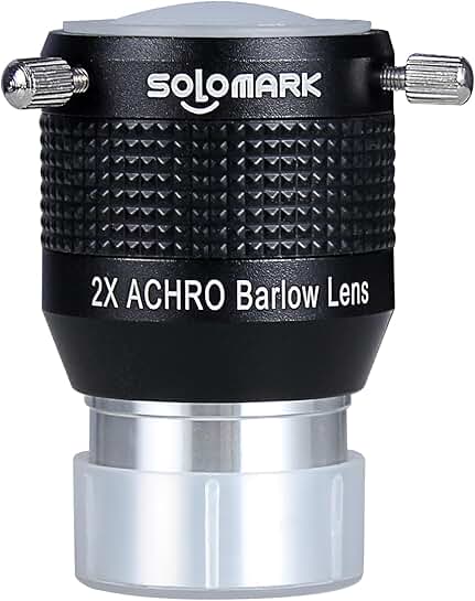1.25-inch 2X Barlow Lens for Astronomy Photography