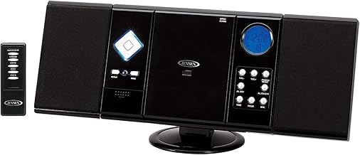Wall Mountable Vertical CD Player with Stereo Speakers