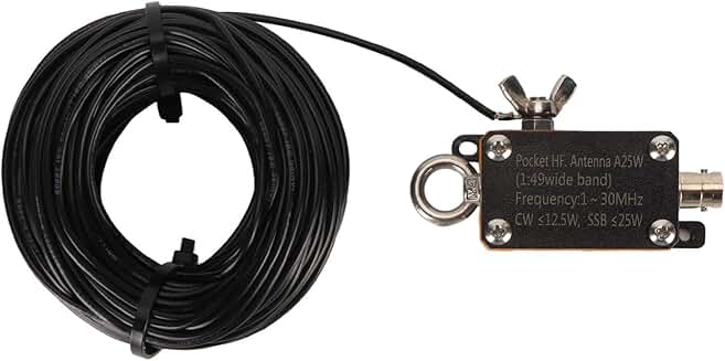 Portable HF End Fed Antenna for 1-30 MHz