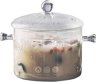 1500ml Glass Cooking Pot with Lid