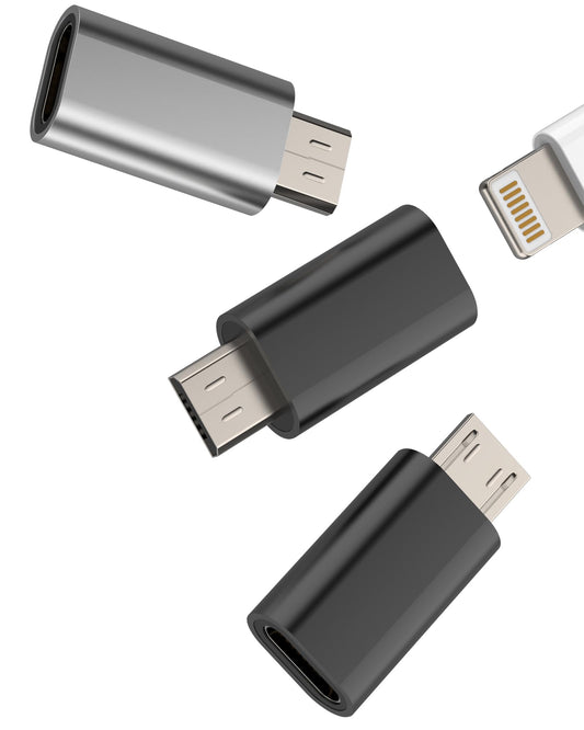 Lightning to Micro USB Adapter Pack for Android Devices