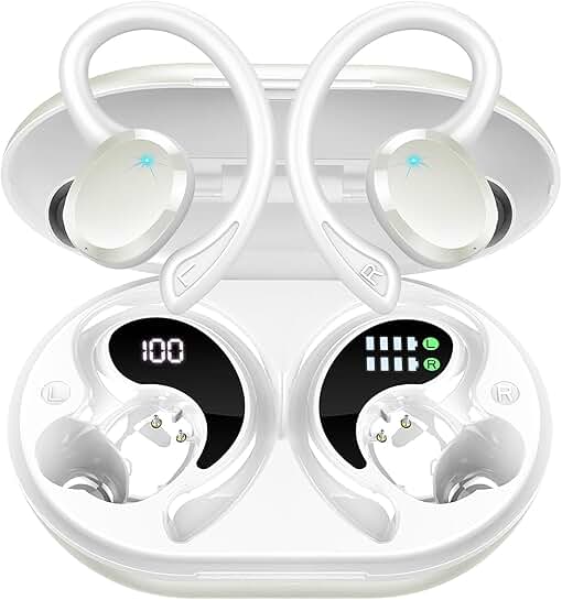 Wireless Sport Earbuds with Noise Cancellation and Waterproof Design