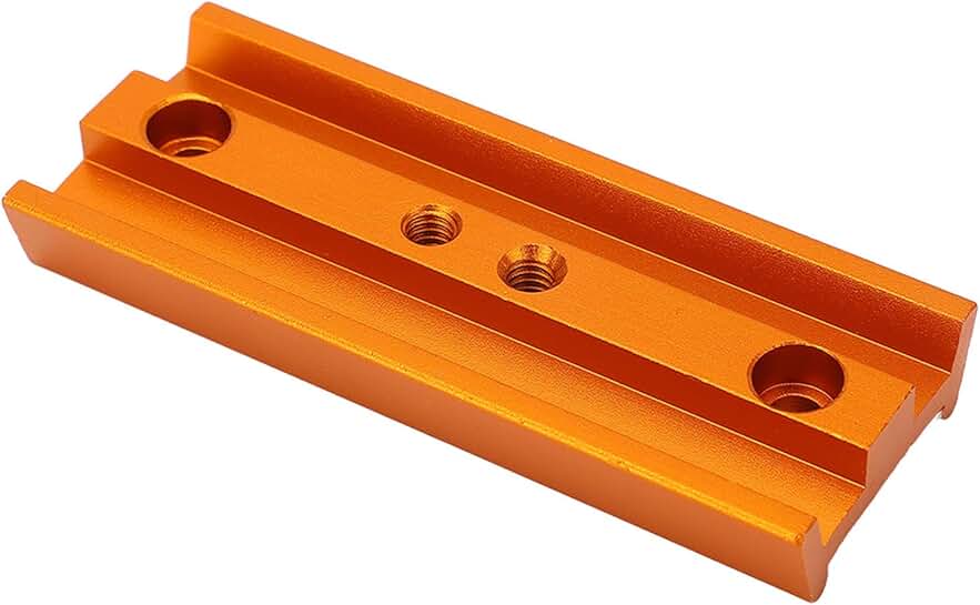 107mm Metal Rail Mount with 1/4 Thread for Telescope